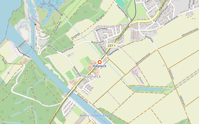 Bahnhof Hagneck